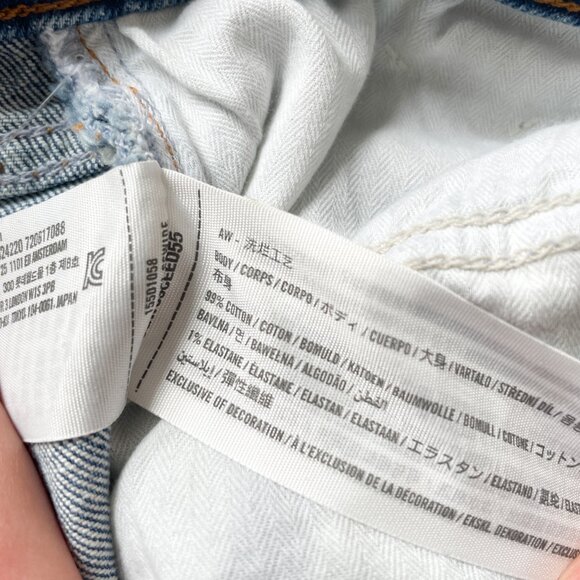 Abercrombie Curve Love 90s Relaxed Jean High Rise Medium Plus Size 37 24 NEW NWT - Picture 7 of 12